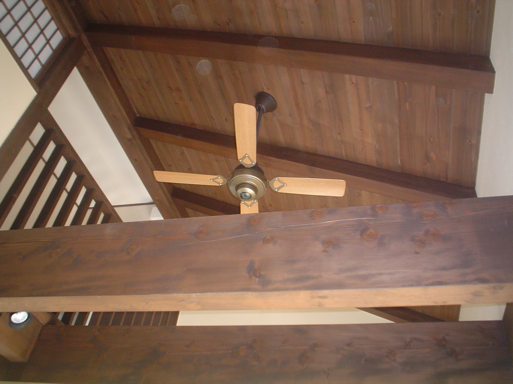 wood ceiling