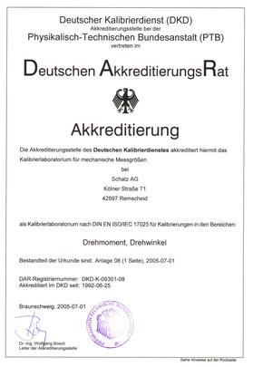 DKD cerfificate